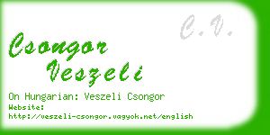 csongor veszeli business card